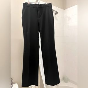 GAP High Rise Slim Boot Dress Pants in Black (Size 4)